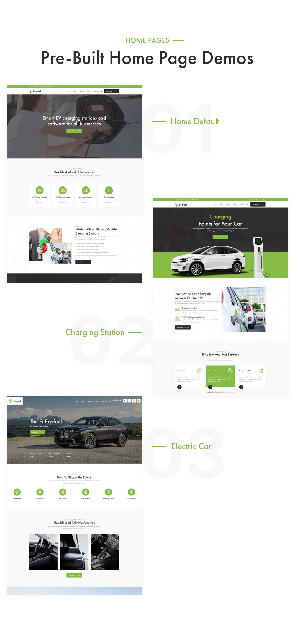 Ecofuel - Electric Car & Charging Station HTML Template