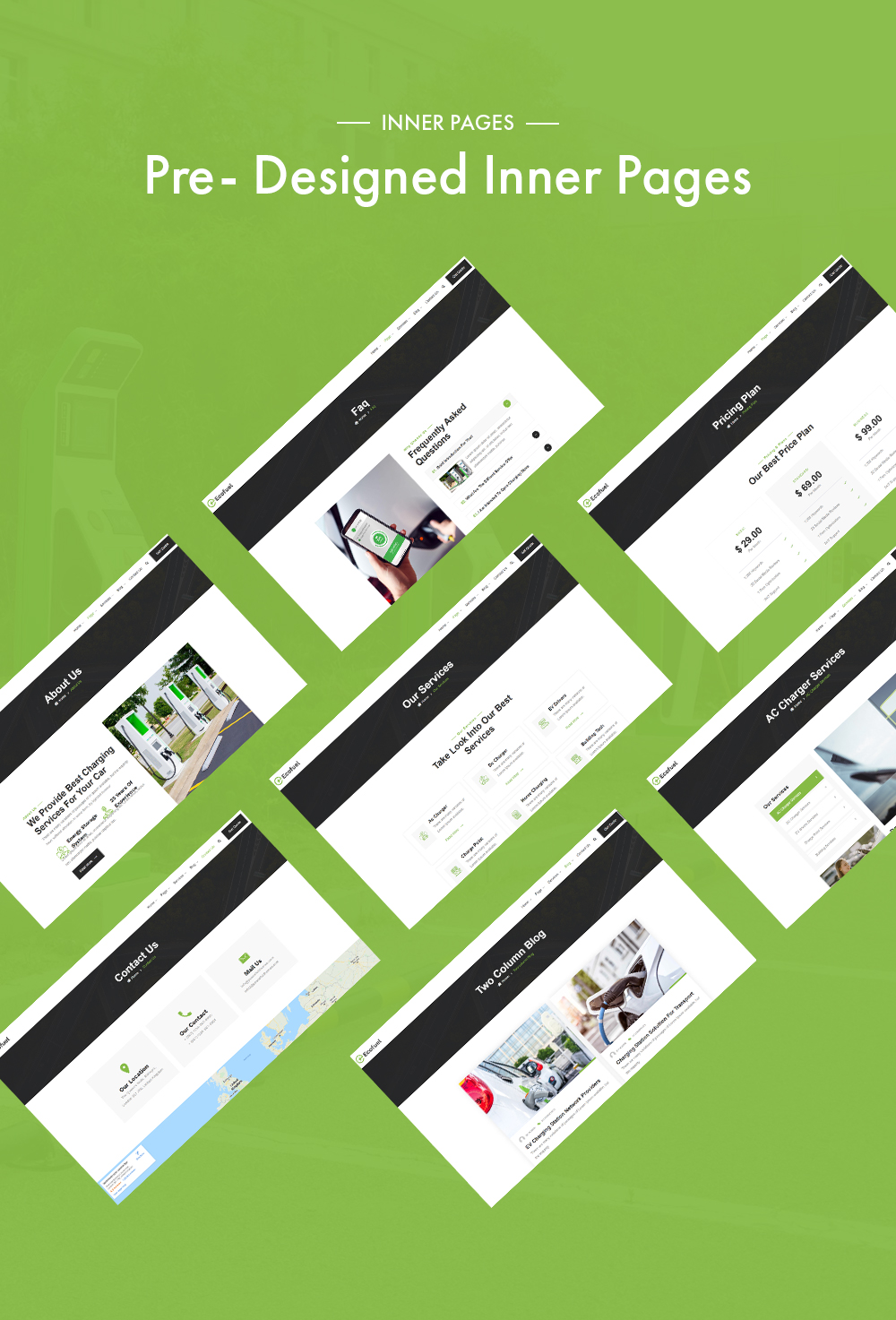 Ecofuel - Electric Car & Charging Station HTML Template