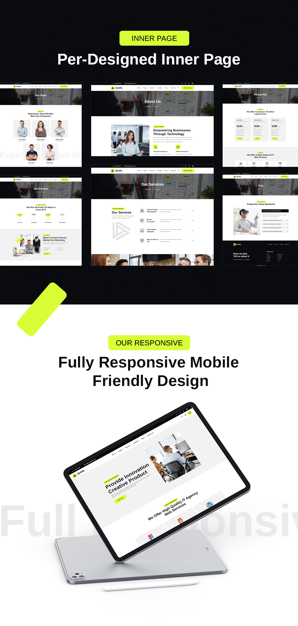 Qodify - IT Solutions And Services HTML Template