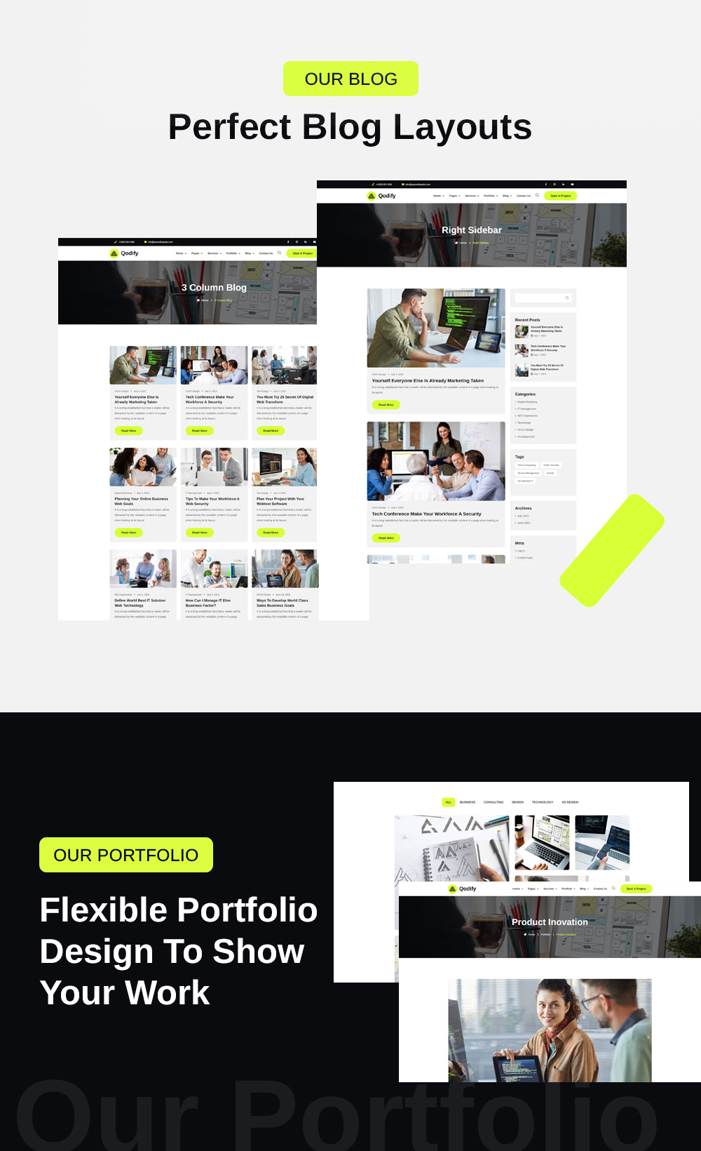 Qodify - IT Solutions And Services HTML Template